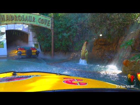 [4K] Jurassic Park the Ride - Universal Studios Hollywood | SoCal Theme Parks 360