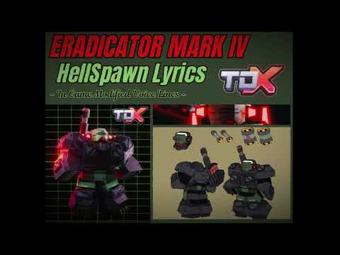 ERADICATOR MK IV HELLSPAWN LYRICS - TDX