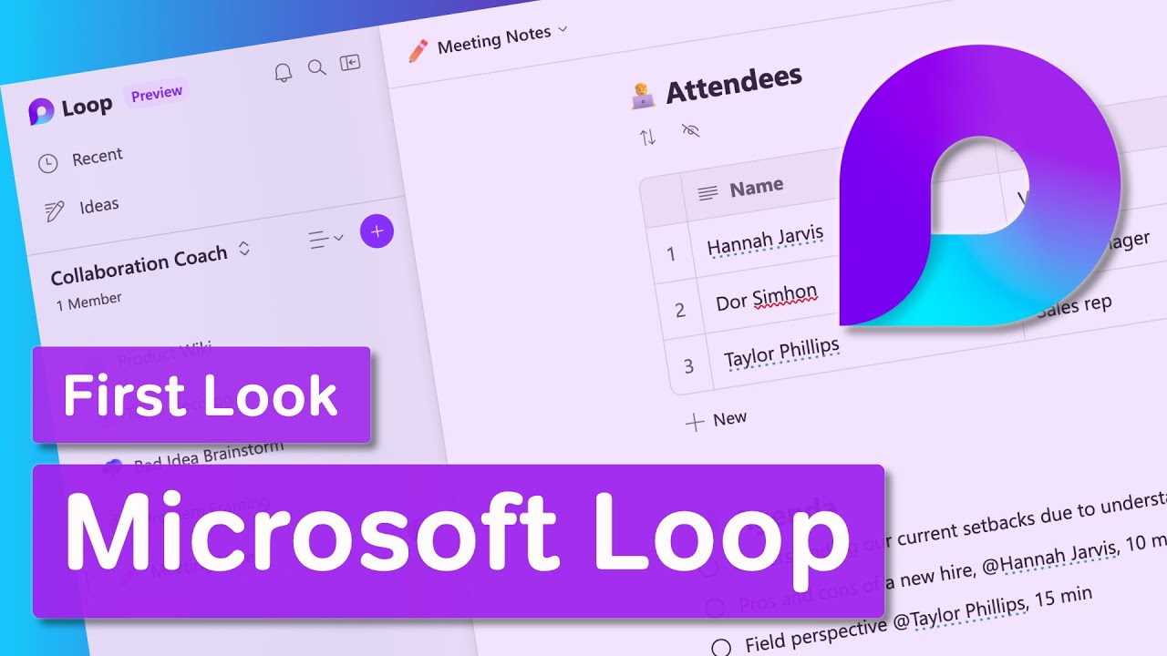 The Microsoft Loop App - - First Look