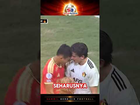 RIZKY RIDHO DORONG SERGIO CASTEL, ADU KEPALA TERJADI, WASIT MALAH DIAM. #rizkyridho #sergiocastel