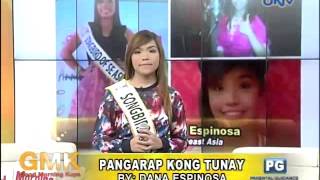 Danalyn Espinosa, 2012 Song Bird of Southeast Asia