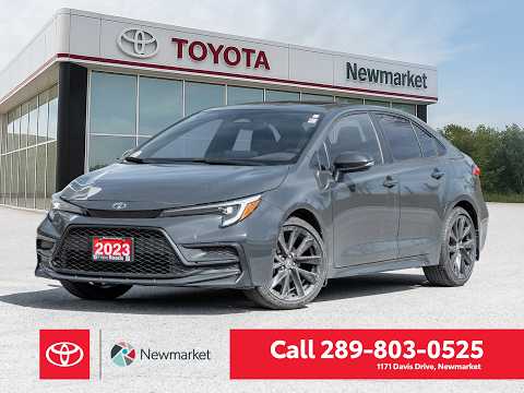 2023 Toyota Corolla in Gray for sale at Newmarket Toyota in Newmarket, ON