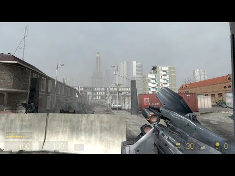 Combine의 Half-Life 2 Episode 2 Mod:Downtown Arena 플레이 영상(난이도:Hard,No Death)