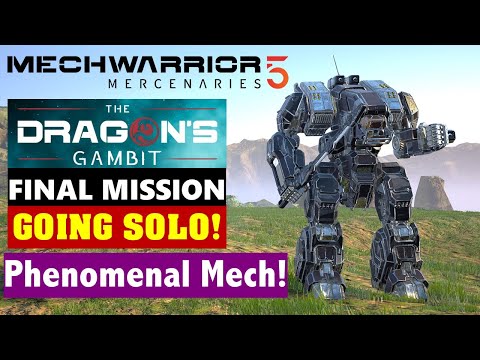 Archer - The Best Melee Mech Ever? Dragon's Gambit: Final Mission, No Lancemates! (MechWarrior 5)