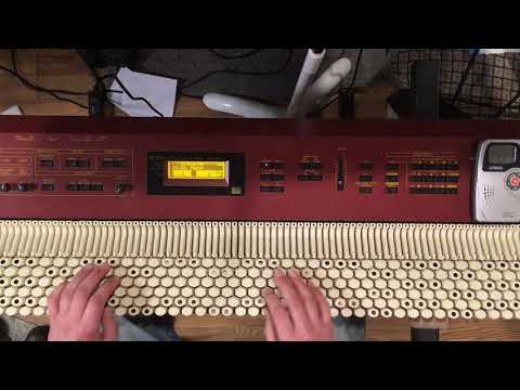 J. S. Bach Invention #3 in D Major on Wholetone Revolution