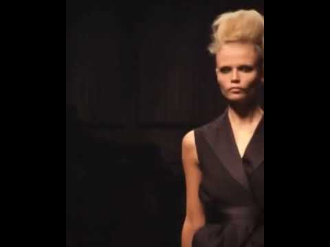 Alber, Tanya Dziahileva and Natasha Poly walk the Lanvin spring summer 2010 runway in Paris