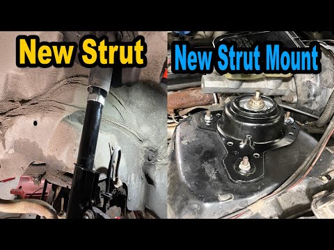 How to remove & install struts and strut mounts on a Chevy Camaro 82-92 Third Gen (Complete Job)