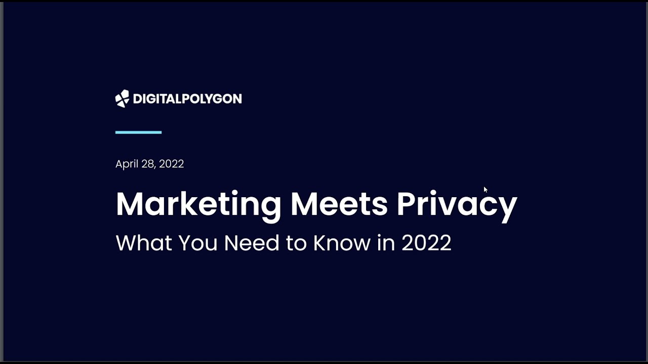 Marketing Meets Privacy: What You Need to Know DrupalCon Portland 2022
