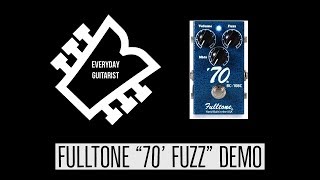 Video thumbnail for FULLTONE "70' FUZZ" DEMO //// EVERYDAY GUITARIST by Everyday Guitarist
