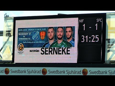 Norrby IF - Syrianska FC 1-1. Borås Arena 2017-06-10!