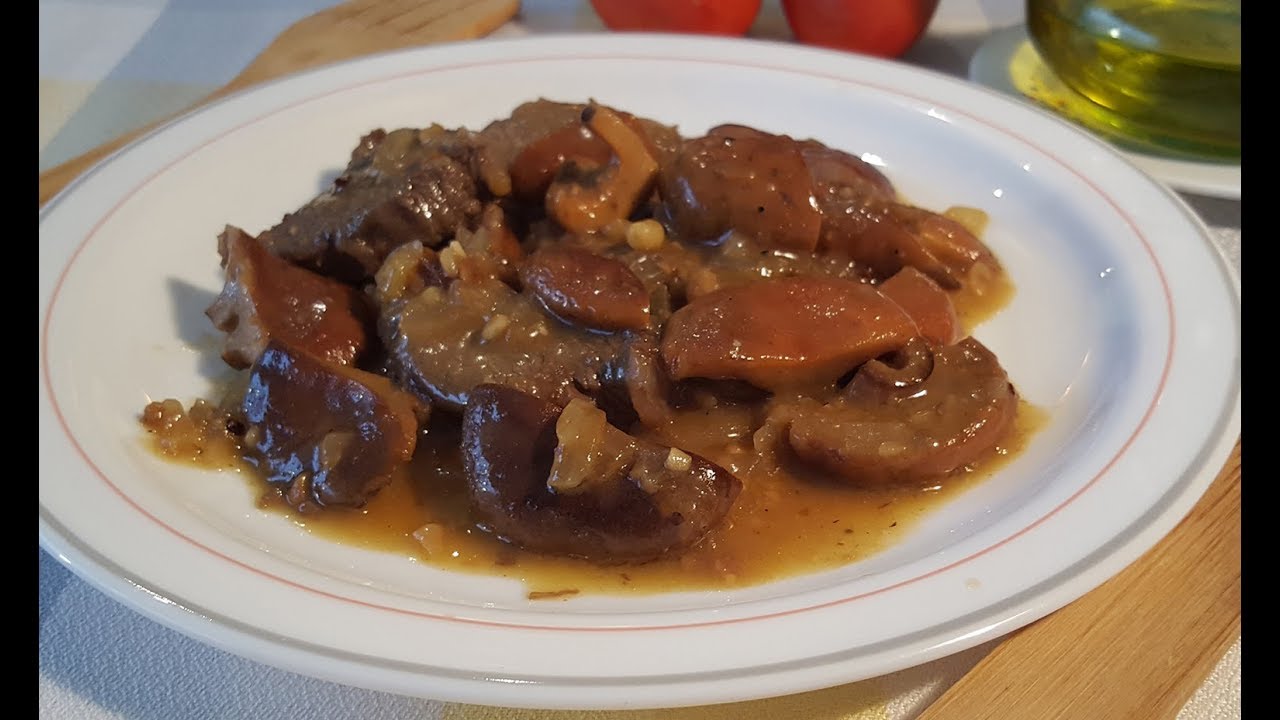 Solomillo con setas || Cocina con rock