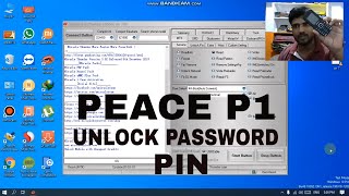 China keypad mobile peace p1 pin unlock miracle