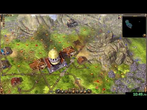 The Settlers II Anniversary Edition | Divided country (Mission 6) | Speedrun WR (37:49)