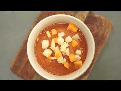 Receta de sopa de tomates asados en freidora de aire Cosori