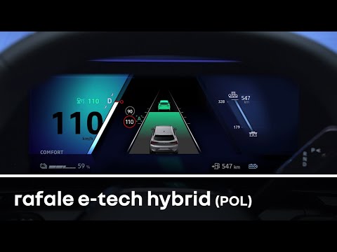 tempomat adaptacyjny z funkcją Stop and Go - Rafale E-Tech full hybrid - Renault