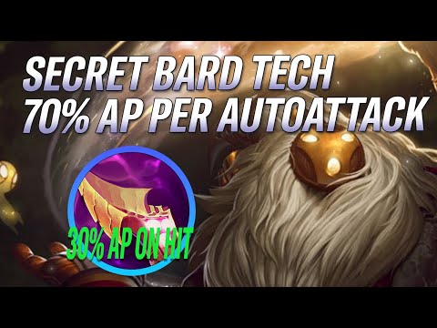 *SECRET* 70% AP PER AUTO ATTACK! FULL AP BARD IS SO BROKEN! BARD WILD RIFT GAMEPLAY