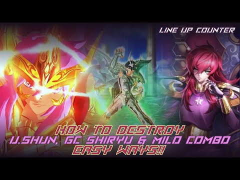 Saint Seiya Awakening - How To Counter Underworld Shun, GC Shiryu & Milo Combo | Easy Ways!!