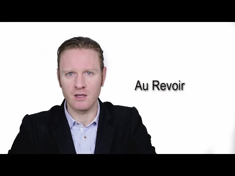 Au Revoir - Meaning | Pronunciation || Word Wor(l)d - Audio Video Dictionary