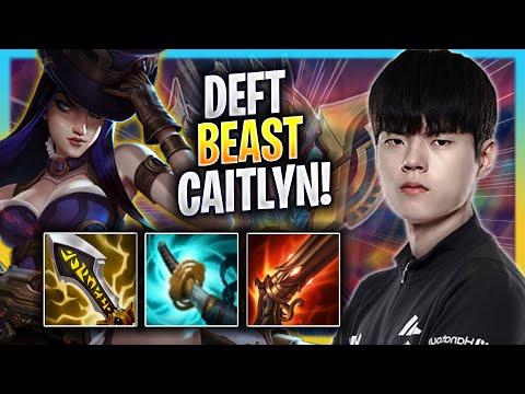 DEFT IS A BEAST WITH CAITLYN! - DK Deft Plays Caitlyn ADC vs Draven! | Bootcamp 2023