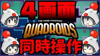 【脳がバグる】ニンゲンがクリアできるゲームなのか・・・！？【Quadroids】