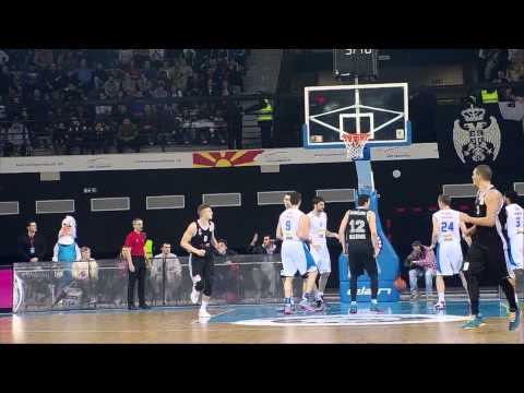 ABA Liga 2014/15, Round 20 highlights: MZT Skopje Aerodrom - Partizan NIS (31.1.2015)
