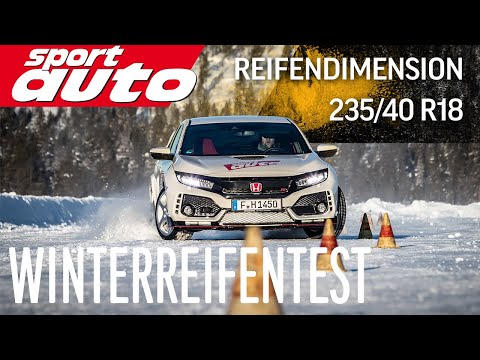 Durch Schnee und Eis - Winterreifentest der  Dimension 235/40 R18 | sport auto