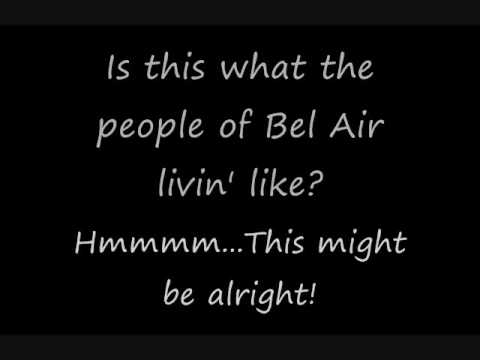 Fresh Prince of Bel Air Theme Song +Lyrics