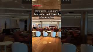Cunard's newest ballroom! Check out the Queens Room on Queen Anne #cruise #ballroom #cunard