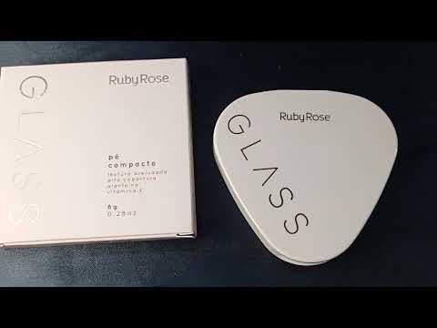 PÓ COMPACTO GLASS GPT20 RUBY ROSE 9G