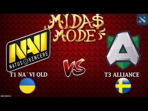 🔴ТОП РЕВАНШ ВСЕХ ВРЕМЕН  OLD NaVI vs OLD Alliance Midas Mode 2