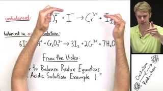 Balancing Redox Equations in Basic Solution Example Problem