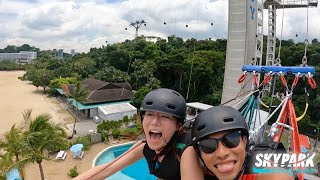 シンガポールのセントーサ島名物・ジャイアントスイングをしてみた！！Trying the Giant Swing at Sentosa in Singapore