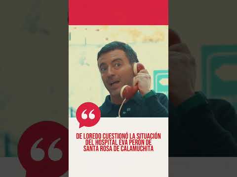 De loredo cuestionó la situación del hospital Eva Perón de Santa Rosa de Calamuchita