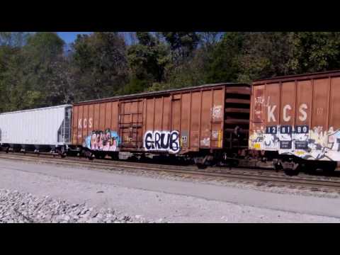 K&T Railfanning 61: NS #8916 with PRR heritage and KCS leads a NS manifest at Burnside, KY
