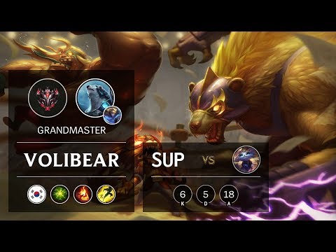 Volibear Support vs Yuumi - KR Grandmaster Patch 9.15