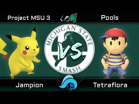Project MSU 3 Pools - Jampion (Pikachu) vs. Tetraflora (Ness)