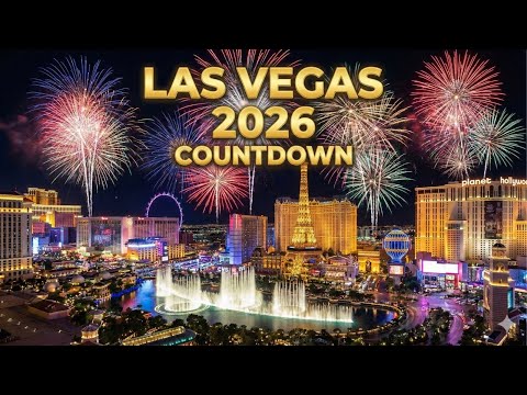 🎈LAS VEGAS New Year's Eve Countdown 2026 🎉