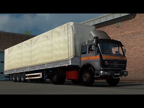 ETS 2 1.35 - ProMods 2.41 - Mercedes Benz NG 1632 - Trip: Gävle -  Örnsköldsvik