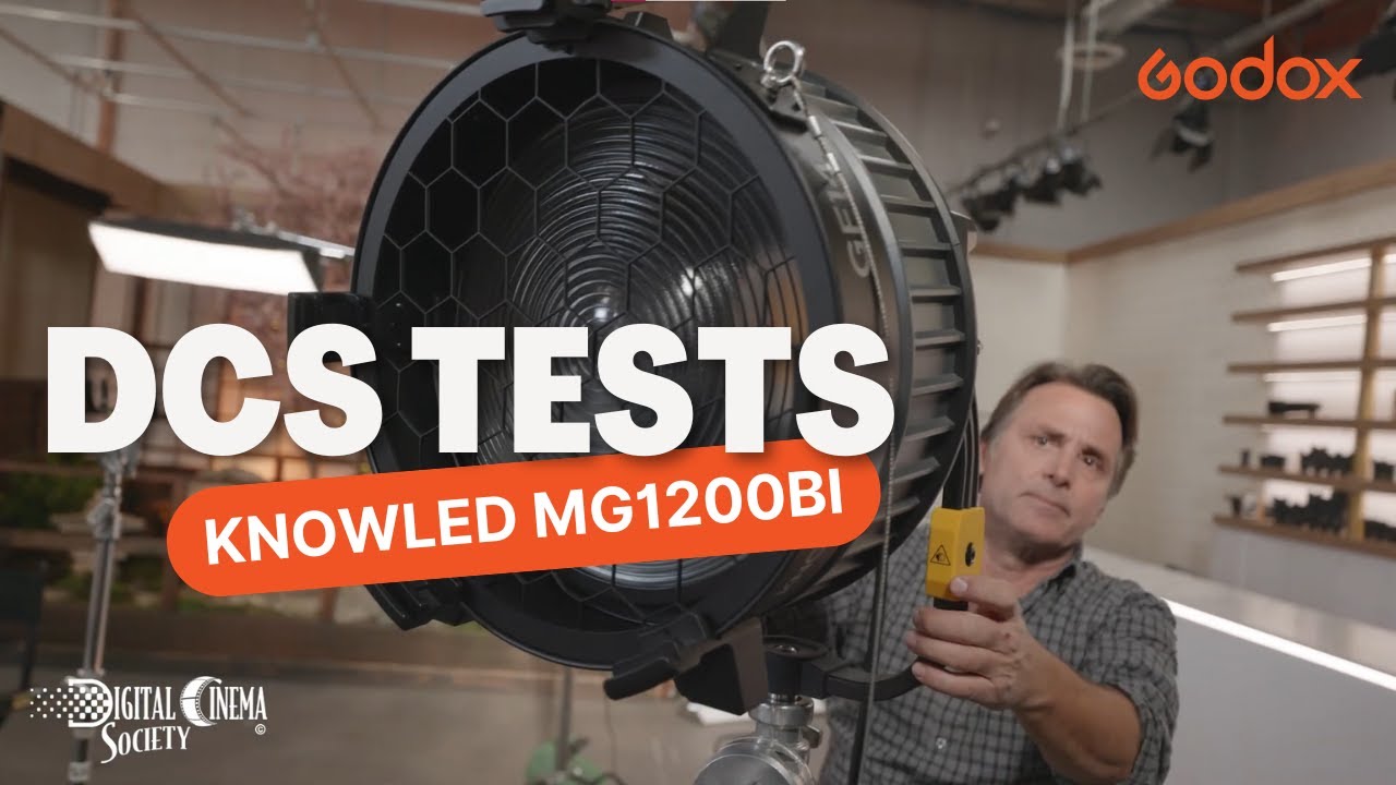 Digital Cinema Society Tests the Godox KNOWLED MG1200Bi