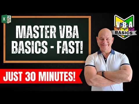 Excel VBA: This 30 Minute Crash Course Is ALL You Need