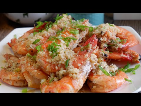 10 Min Meal: Super Easy Garlic Butter Shrimp • Delicious Prawn Recipe You can Make In 10 Minutes