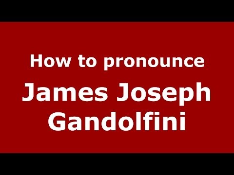 How to pronounce James Joseph Gandolfini (Italian/Italy) - PronounceNames.com