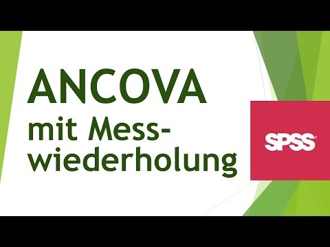 ANCOVA mit Messwiederholung in SPSS rechnen - Daten analysieren in SPSS (96)