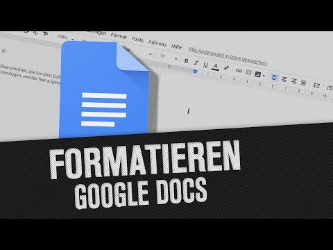 Wissenschaftliche Arbeit in Google Docs richtig formatieren - schnell und einfach (Tutorial)