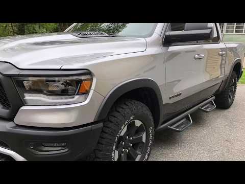 2019 Ram Rebel N-Fab Nerf Bar install and review