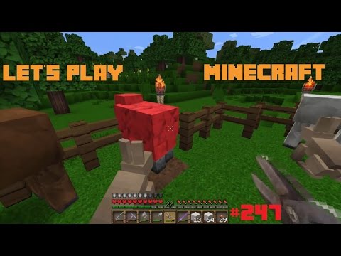 Let's Play Minecraft #247 - Deckenerhöhung und Schafe scheren