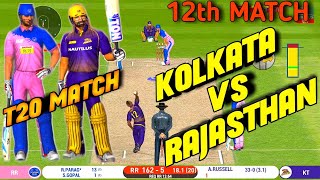 KKR V SRH--KOLKATA KNIGHT RIDERS VS RAJASTHAN ROYALS IPL 2020 LIVE STREAM IN Real Cricket™ 20