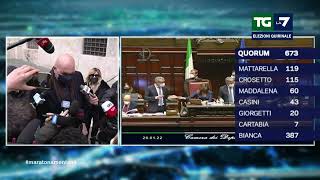 Quirinale, Guido Crosetto: Ringrazio Giorgia Meloni e i miei ex colleghi per avermi votato. I ...