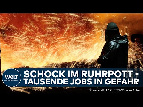 WIRTSCHAFTSKRISE: Rotstift - Thyssenkrupp-Stahl will 11.000 Jobs streichen | WELT Thema