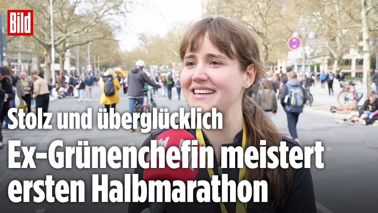 ERSTER HALBMARATHON: Grünen-Politikerin Ricarda Lang im Lauf-Fieber